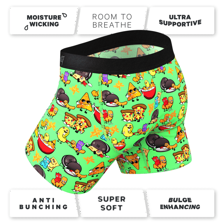 The Snackhanalia - Shinesty Junk Food Ball Hammock Pouch Underwear XL