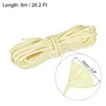 thumbnail image 2 of Raffia Paper Craft Rope Packing Rope 8.7 Yards Handmade Twisted Paper Craft String/Cord/Rope Light Yellow, 2 of 5