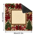 thumbnail image 3 of Christmas Mahjong Mat 31.5 x 31.5 Inch Waterproof Noise Reducing Base with Storage Pouch, Quick-Dry Mahjong Table Cloth, Classic Mahjong Gifts for Game Lovers, 3 of 9