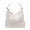 thumbnail image 1 of Bolsa George para Mujer Tote Grande con Estoperoles, Asa Corta, con Forro Interior y Botón Beige, 1 of 4