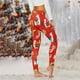 thumbnail image 4 of Leggings Navideños Para Mujer Pantalones de Yoga Pantalones de Entrenamiento de Elasticidad Con Estampado Para Correr Odeerbi ODB192352, 4 of 8
