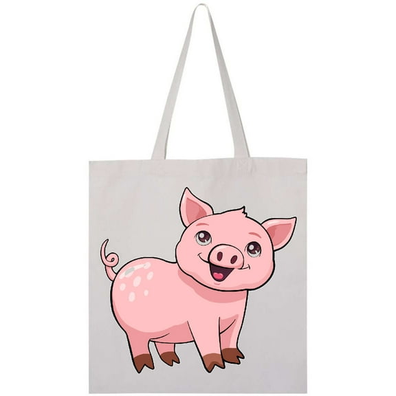 Inktastic Cute Pig Tote Bag