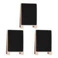 thumbnail image 1 of 3Pcs Wooden Standing Blackboards Wooden Standing Writing Boards (Black), 1 of 4