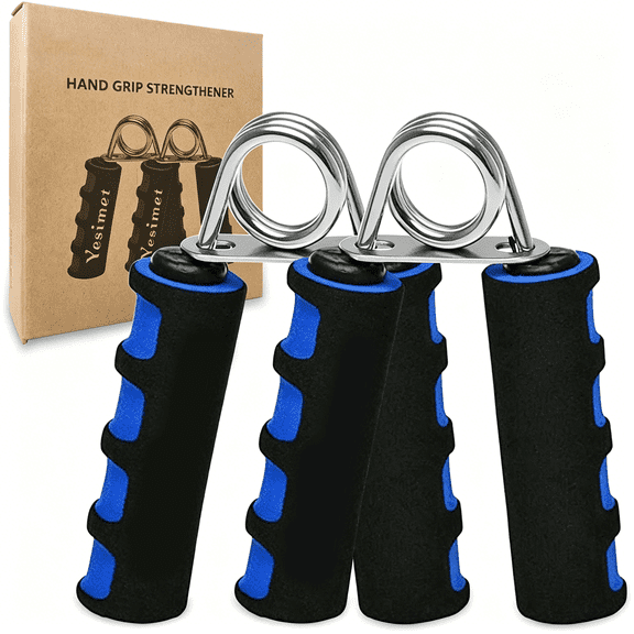 BESTSKY Hand Grip Strengthener Set,Forearm Exerciser,Finger Exercise Gripper,Grip Strength Trainer,Soft Foam Hand Exerciser for Quickly Increasing Forearm and Hand Grips,2 Pack