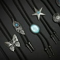 thumbnail image 3 of 6 Pieces Classical Bolo Ties Set Western Cowboy Stylish Cord Necktie, 3 of 14