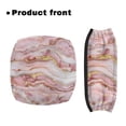thumbnail image 2 of HELLHERO Marble Pattern Seat Back Covers Rollator Walker Cover & Anti-Slip Cover with Easy to Use for The Elderly, Pink, 2 of 7