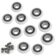 thumbnail image 1 of Set Of 8 Replacement Wheels For 19mm Diameter Shower Door, 1 of 5