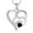 Silver, variant on Pet Heart Cremation Urn Necklace for Ashes for Dog / Cat Paw Print Cremation Jewelry Eternity Memorial Keepsake Gifts