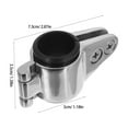 thumbnail image 2 of Homoyoyo Marine Grade Stainless Steel Boat Jaw Slide with Nylon Sleeve for Canopy and Deck Hardware Accessories, 2 of 8