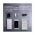 thumbnail image 3 of Storage Bag Wear-resistant Dust-proof Dual-layer External Hard Drive Carry Pouch for Digital Parts-Grey M, 3 of 3