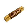 thumbnail image 3 of 5Pieces Corner Bay Window Curtain Pole Elbow Joint Connector Golden, 3 of 9