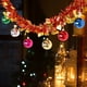 thumbnail image 5 of Christmas Decoration Rattan Flower Ribbon Mood Scene Arrangement Hanging Party Colorful Strip Top Creat Pendant, 5 of 7