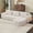 Beige White, variant on 112" Full Foam Woven Texture Large Sofa, Mid-Century Modern Sofa with Resilient Cushion, Oversized Sofa Chair with Modular Structure for Living Room leisure use, Beige White