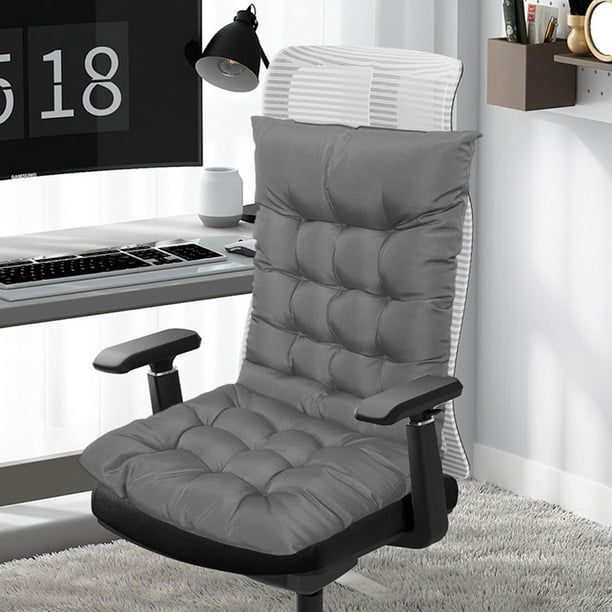 Cojín de suelo capitoné para sala de estar y oficina | Cojín transpirable para silla reclinable y de ordenador | Cojín multiusos de 109 x 109 cm