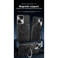 thumbnail image 2 of Magnetic Phone case compatible Moto Edge 30 Fusion 5G, Slide Camera Lens Protection and Built in 360 Rotatable Ring Holder Cheap and fine, 2 of 5