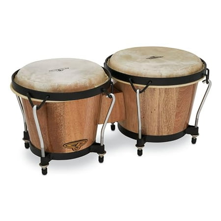 Latin Percussion CP221-AW Traditional Wood Bongos - Natural