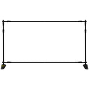 VEVORbrand 8 X 8 ft Banner Stand Adjustable Height and Width Display Backdrop Lightweight Portable Trade Show Wall for Photography