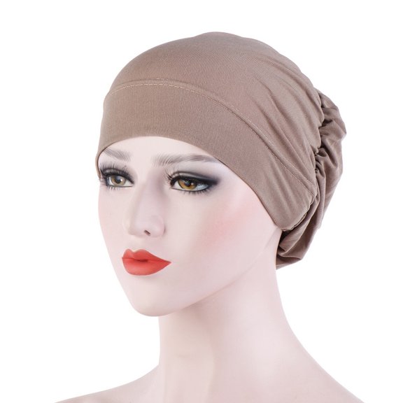 Women Knotted Sleep Cap Casual Beanie Sleep Hats Hair Wrap Multicolor Bonnet Hat Night Cap