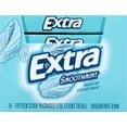 EXTRA Gum Smooth Mint Chewing Gum, 15 Pieces (Pack of 10)