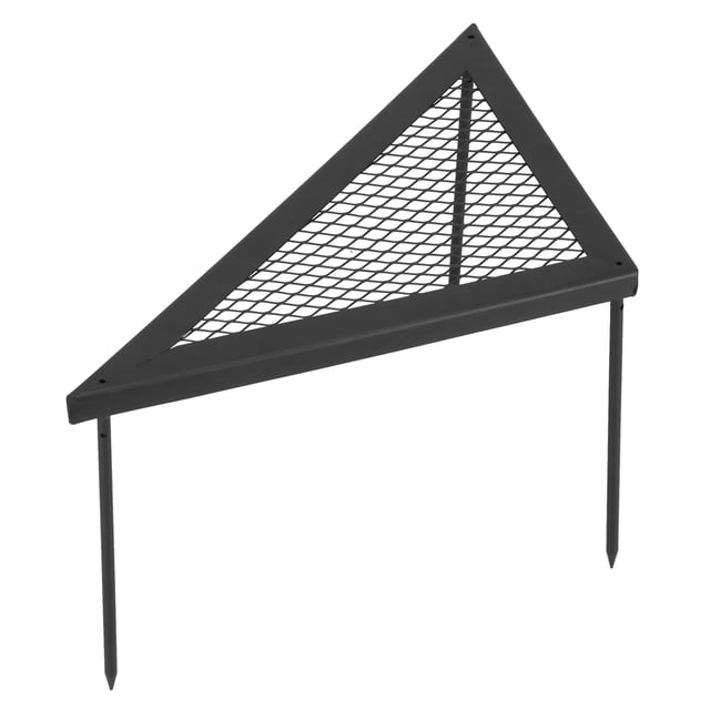Durable Iron Camping Triangle Mesh Table with Detachable Design for Outdoor BBQ and Multi-Purpose Use
