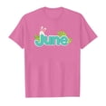 thumbnail image 4 of TZEWGL Tops For Infnat Short Sleeve Crew Neck Monthly Word Prints Clothing For Kids size 4-5T, 4 of 4