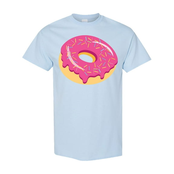 Inktastic Pink Donut with Sprinkles T-Shirt
