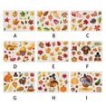 thumbnail image 6 of CoreLiving Thanksgiving Turkey Decor Fall Wall Decals, Autumn Maple Leaves Window Stickers, Removable Vinyl Wall Art for Home Decor Living Room Bedroom, 6 of 8