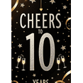 thumbnail image 3 of Celebrate 10 Years Anniversary Banner Cheers Party Backdrop Background Decorations Event Supplies Photography Props Decors, 3 of 7