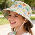 thumbnail image 2 of Kogui Baby Sun Hats Boy Kids Sun Hat with UV Protection Beach Bucket for Boys & Girls Wide Brim Safari Boonie Cap for Summer Outdoor 1T 2T (Pink,1-2 Years), 2 of 9