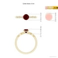 thumbnail image 4 of ANGARA Natural Marquise and Dot Ruby Engagement Ring with Diamonds in 14K Yellow Gold for Women (Size-5mm) | July Birthstone, Birthday, Anniversary, Jewelry Gift for Women | Natural Ruby Ring, 4 of 8