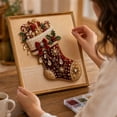 thumbnail image 5 of Qwtwty Christmas Diamond Painting Kit for Beginner, Christmas Pearl Art Kits DIY Diamond Painting Crafts Kit for Home Wall Decor Holiday Gift, 5 of 8