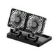 thumbnail image 4 of Ventilador de refrigeración para coche, circulador de aire, silencioso, potente, multifuncional, giratorio 360 degree cabezas dobles negras, 4 of 8