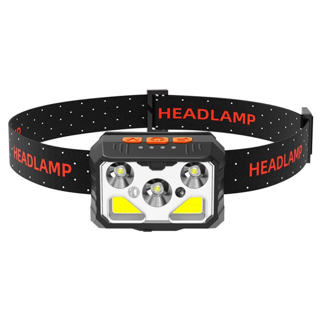 Bearachild Linterna frontal LED potente para exteriores, ligera, recargable por USB, linterna para pesca, trabajo nocturno, correr, linternas de Iluminación y accesorios Bearachild HA074328-00