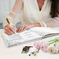 thumbnail image 4 of LotFancy Wedding Guest Book, Personalized Guest Book Reception, 128 Pages Thick Paper, 4 of 9
