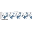 thumbnail image 3 of Ambesonne Floral Design Fabric by the Yard Upholstery, Watercolor Blossom, 5 Yards, Dark Turquoise Slate Blue, 3 of 5