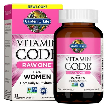 Garden of Life Vitamin Code Raw One for Women 75 Capsules