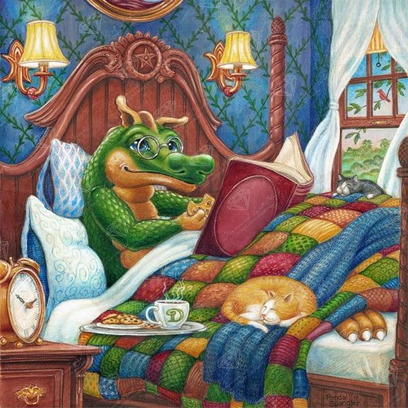 DIAMOND ART CLUB Lazy Day Diamond Painting Kit