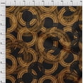 thumbnail image 4 of oneOone Velvet Brown Fabric Geometrical Dress Material Fabric Print Fabric By The Yard 58 Inch Wide, 4 of 4