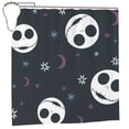 thumbnail image 1 of Goofa The Nightmare Before Christmas Pattern Shower Curtain - Fancy Bathroom Shower Curtain Sets - Waterproof Shower Curtain with Hooks with 12 Plastic Hooks 72x72 Inches, 1 of 5