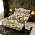 thumbnail image 2 of Manfei Wild Duck Print Bed Sheets,Farmhouse Mallard Full Size Sheets,4-Piece,1 Flat Sheet,1 Fitted Sheet and 2 Pillowcases, 2 of 6