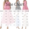 thumbnail image 2 of Womens 2 Piece Skirt Sets Summer Striped Sleeveless Tank Tops Midi Dress Travel Vacation Outfits Matching Sets Sky Blue XL, 2 of 3