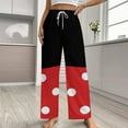 thumbnail image 2 of Cartoon Mouse Character Pajama Pants Comfortable Elastic Waist Pajamas Fashion Sleepwear Bottoms Plus Size Homewear, 2 of 6