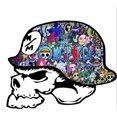 thumbnail image 5 of 2 pegatinas para carrocería de coche, grafiti de motocicleta, calavera, fantasma, garra, pegatinas de terror para coche, pegatinas reflectantes para coche., 5 of 5