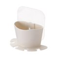 thumbnail image 1 of Soporte para cepillos de dientes sin perforaciones, estante de almacenamiento para el baño, estante para cepillos de dientes montado en la pared, estante para cepillos de dientes faciales (blanco) BRI Rojo Verde, 1 of 5