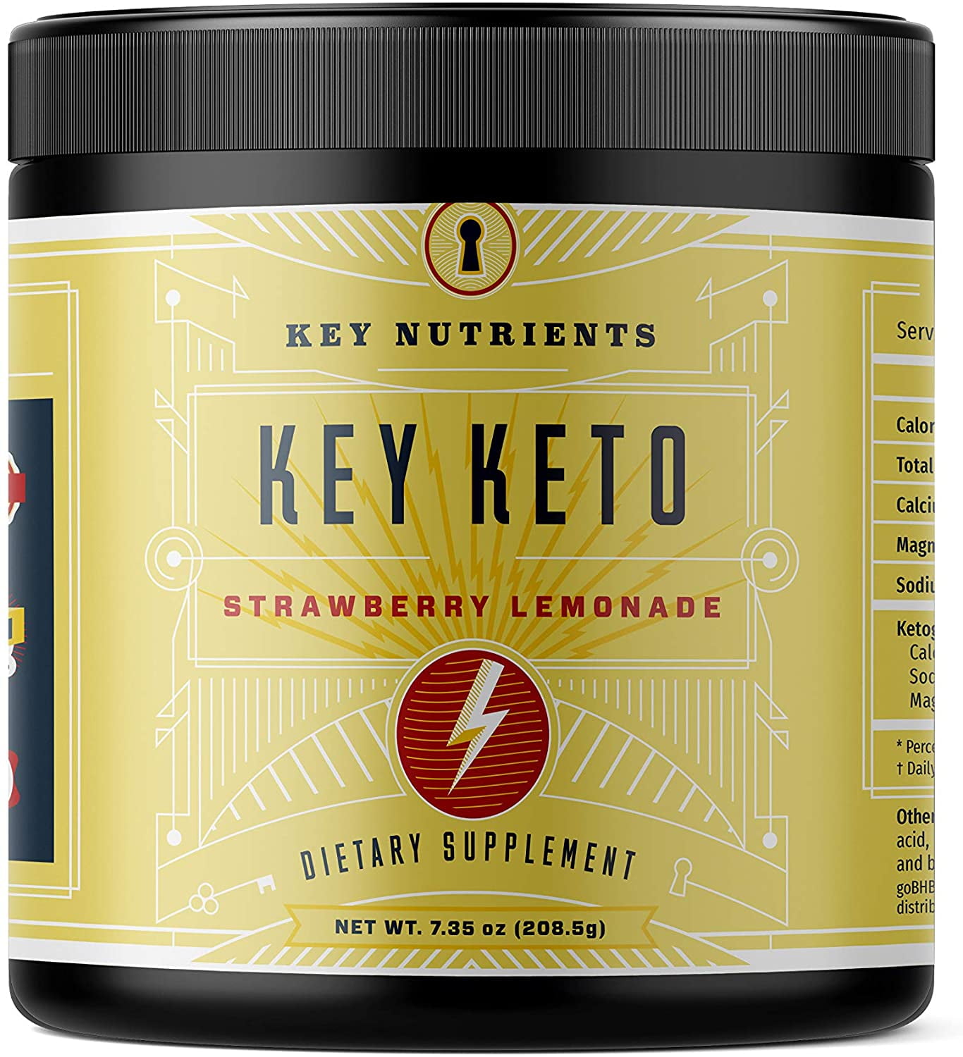 Exogenous Ketone Supplement, Key Keto Patented BHB Salts (Beta