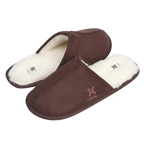 mens slippers with sheepskin lining