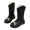 Black-01, variant on Owordtank Glitter Girls Cowgirl Boots Sparkly Back Zipper Easy On Cowboy Boot Toddler Western Riding Pearl Bowknot Kids Boot