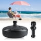 thumbnail image 1 of Soporte Redondo De Plástico Para Sombrilla, Soporte Rellenable Con Agua Y Para Patio Al Aire Libre De 14,6 Pulgadas/37 Cm Para Sombrillas De Mercado, Se Adapta A Postes De 28 A, 1 of 7