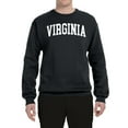 thumbnail image 2 of Wild Bobby State of Virginia College Style Unisex Crewneck Sweatshirt, 2 of 6