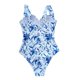thumbnail image 2 of Gibobby Traje de baño completo mujer Traje de baño sexy con correa sin espalda y cuello en V de cintura alta para mujer(Blanco,G), 2 of 4